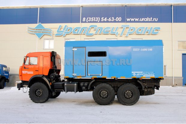 ППУА 1600/100 Камаз 43118-10 спальное место