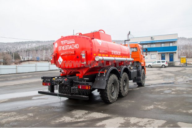 Автоцистерна бензовоз АЦ-10 УСТ 5453 Камаз 43118-50, доработка под ДОПОГ