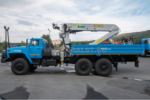 Бортовой с КМУ ИФ-300 УСТ 5453 Урал 4320-1951-60