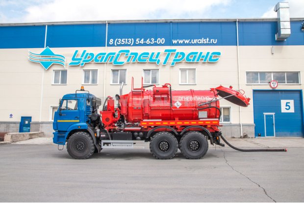 Автоцистерна АКНС-10 на шасси Камаз 43118-3027-46