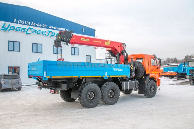 Бортовой с КМУ ИТ-150 (тросовый) УСТ 5453 Камаз 43118