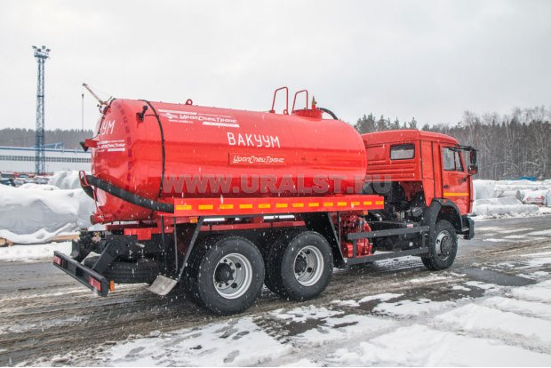 Автоцистерна вакуумная МВ-10 КО УСТ-5453 на шасси Камаз 65115
