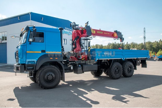 Бортовой с КМУ ИТ-150 (тросовый) УСТ 5453 Урал 4320-4971-82 сп.м.