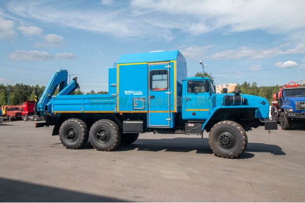 ГПА с КМУ ИМ-150 УСТ 5453 Урал 4320-1951-60