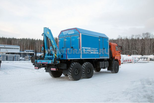 ПАРМ с КМУ ИМ-55 УСТ 5453 Камаз 43118 сп.м