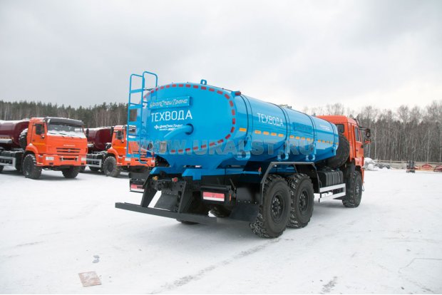 Автоцистерна для технической воды АЦВ-11Т УСТ 5453 Камаз 43118-50 сп.м.