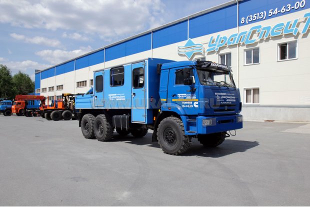 ГПА УСТ 54535 (14+2) с КМУ ИМ-25 Камаз 43118 (Cummins)