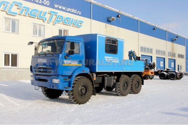 ГПА 6+2 откр. с КМУ ИМ-20 УСТ 5453 Камаз 5350-66(D5)