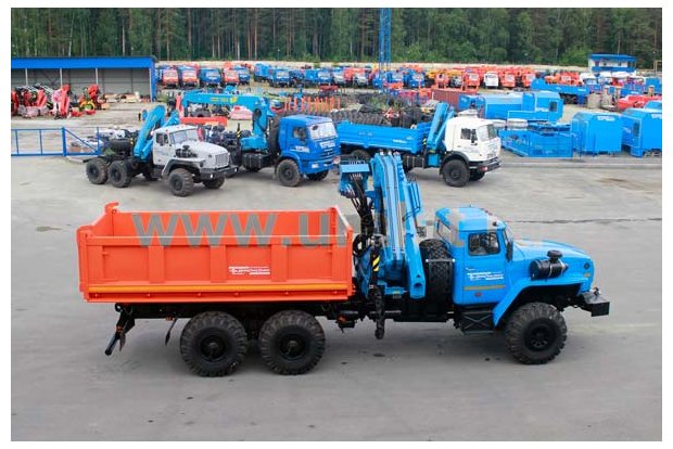 Самосвал с КМУ ИМ-240-04 УСТ 5453 Урал 4320-1951-60