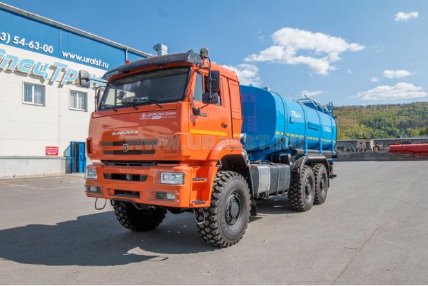 Автоцистерна для технической воды АЦВ-15Т УСТ 5453К9 Камаз 65224-53 сп.м