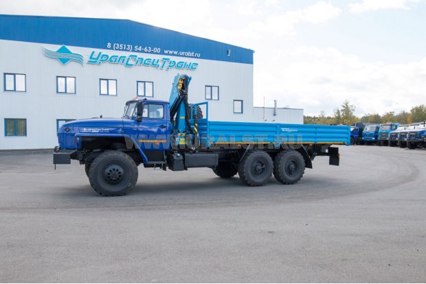 Бортовой автомобиль с КМУ ИМ-95 УСТ 5453 Урал 4320-1951-60