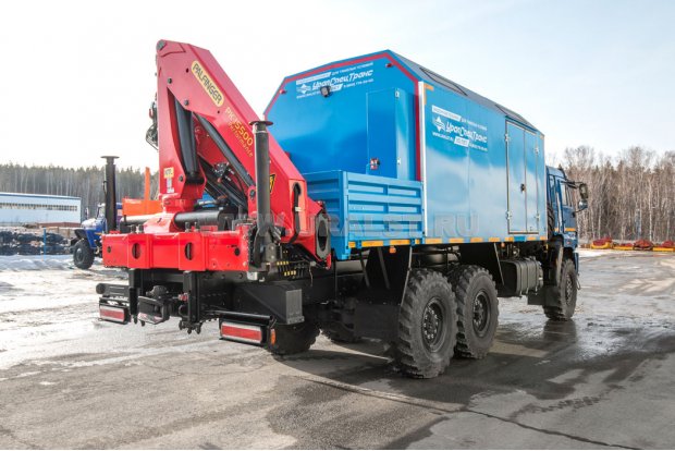 ПАРМ с КМУ PK-15500С УСТ 5453 Камаз 43118 RR