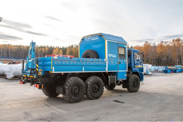 Камаз ГПА 43118 с краном-манипулятором ИМ-20
