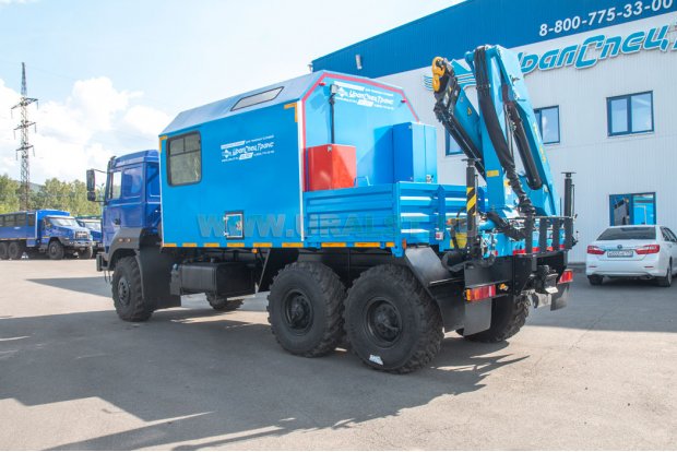 Автофургон АРОК с КМУ ИМ-95 УСТ 5453 Урал 4320-80Е5