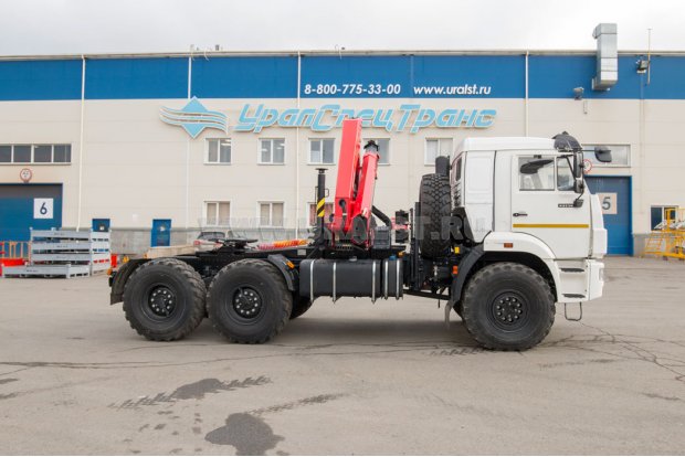 Седельный тягач с КМУ ИМ-150N УСТ 5453 Камаз 53504 (44108)