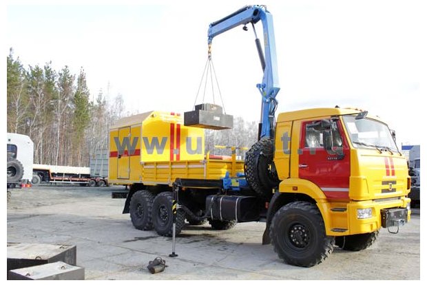 ТБМ с КМУ ИМ-95 УСТ 5453 Камаз 43118