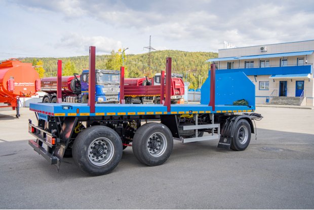 Прицеп бортовой контейнеровоз ПК 15-33-6К УСТ 9465