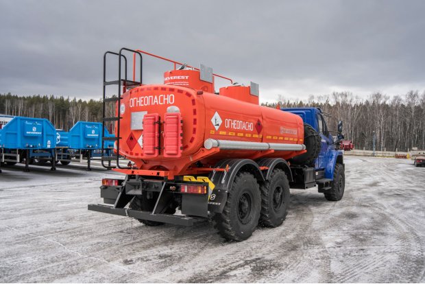 Автотопливозаправщик АТЗ-11-2Б Урал NEXT 4320-6951-72 ДОПОГ, УВЭОС