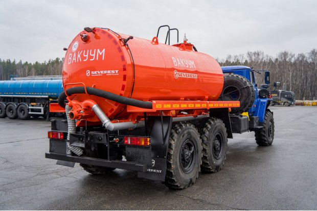 Автоцистерна вакуумная МВ-6Т Урал 5557-1112-60