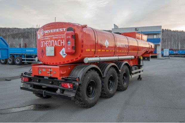 Полуприцеп цистерна для ГСМ рамная ППЦ 26-32