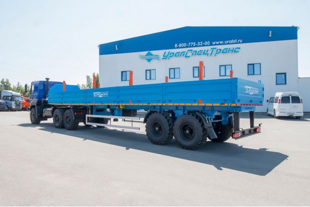 Полуприцеп бортовой ППБ 20Б-21-12К-03 УСТ 9465 ССУ 1500