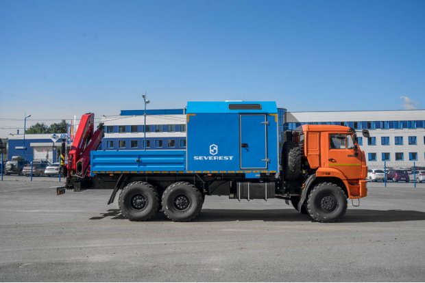 ПАРМ с КМУ ИМ-150N на шасси Камаз 43118 сп.м. 