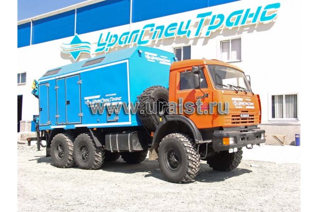 Маслостанция с КМУ ИМ-150 УСТ 5453 Камаз 43118