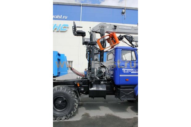 Седельный тягач с КМУ СФ-85С УСТ 5453 Урал 5557-60