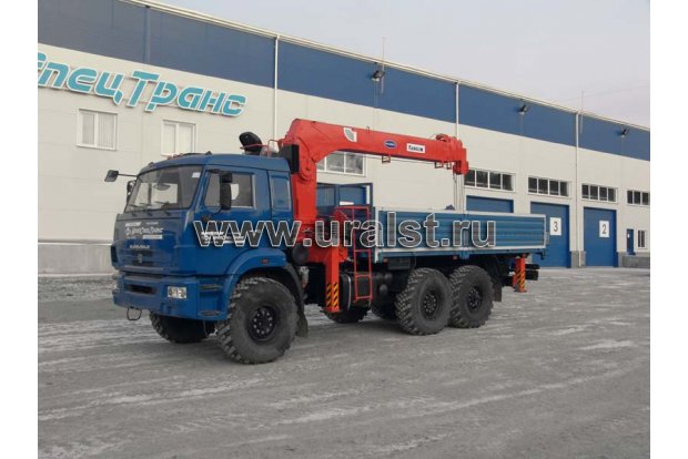 Бортовой автомобиль Камаз 43118-24 с КМУ Канглим KS1256G-II