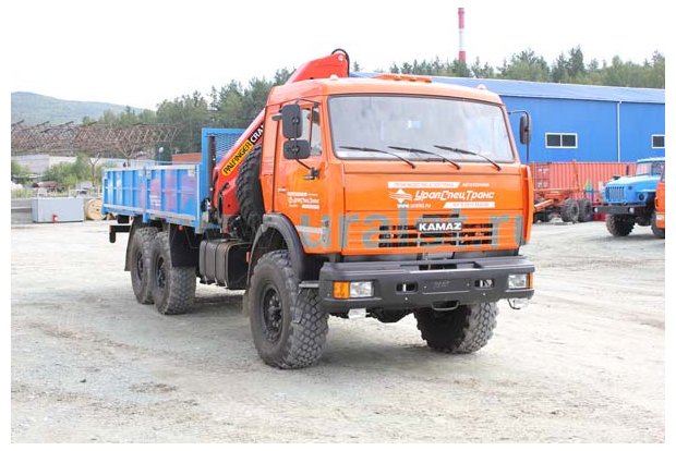 Бортовой с КМУ PK-15500А УСТ 54531 Камаз 43118-1098-10