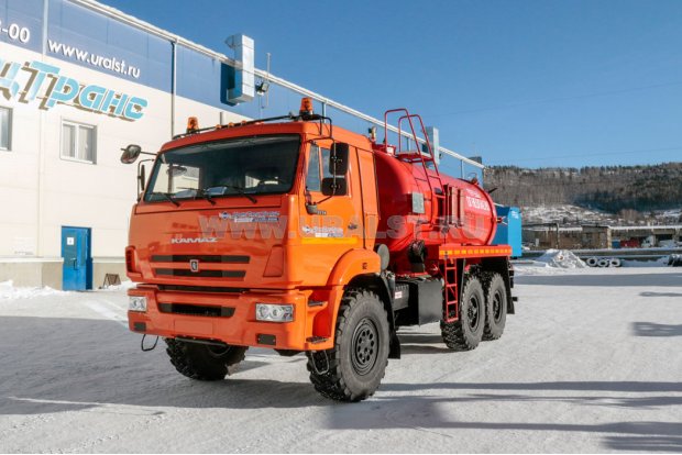Автоцистерна вакуумная для нефтепродуктов АКН-10-ОД КО УСТ 5453 Камаз 43118-50 сп.м., доработка под ДОПОГ