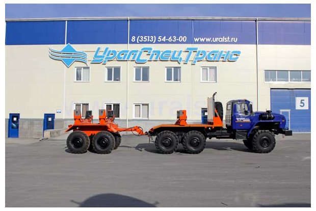 Трубоплетевозный автопоезд