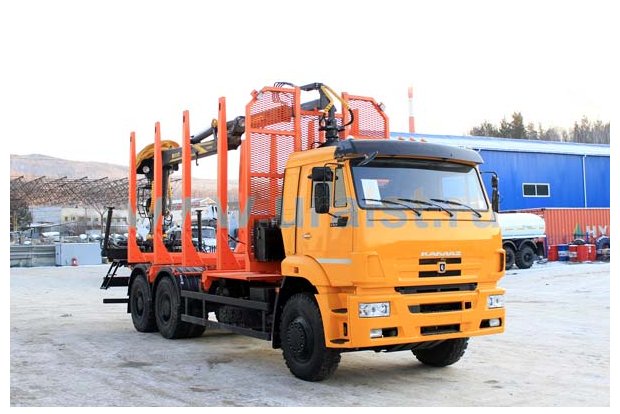 Сортиментовоз УСТ 5453 с ОМТЛ97 Камаз 6520