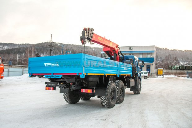 Бортовой с КМУ ИТ-150 (тросовый) УСТ 5453 Камаз 43118