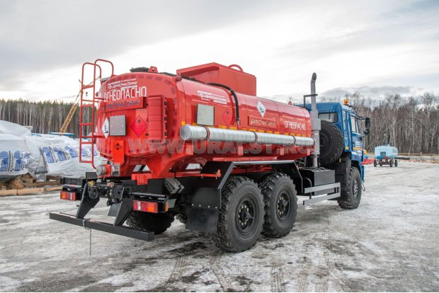 Автоцистерна для нефти АЦН-11 УСТ 5453 КАМАЗ 43118-RR доработка под ДОПОГ