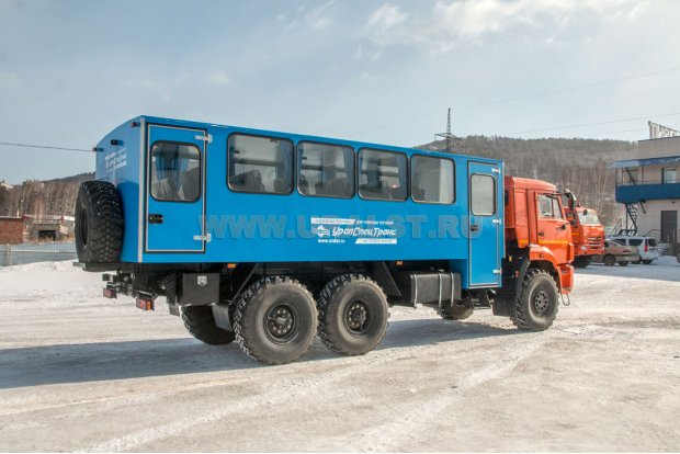 Автобус вахтовый 28 базовая УСТ 54535 Камаз 43118-50, сп. место
