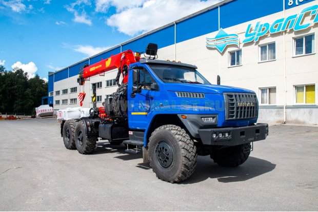 Седельный тягач с КМУ ИТ-150 (тросовый) УСТ 5453 Урал NEXT 4320-6951-72