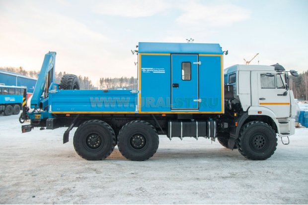 ПАРМ с КМУ ИМ-55 УСТ 5453 Камаз 43118-50 сп. м.