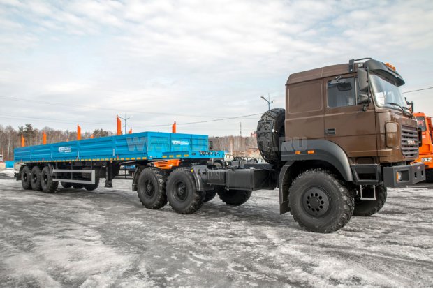 Бортовой полуприцеп ППБ 30Б-31-14К УСТ 9465 под КМУ ИФ-300