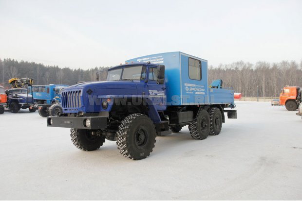 ГПА 6+2 откр. с КМУ ИМ-25 УСТ 5453 Урал 4320-1151-61