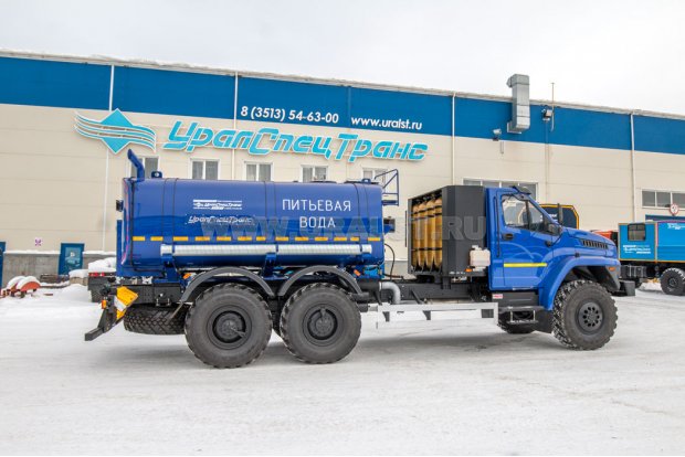 Автоцистерна АЦПТ-10НО УСТ 5453 Урал NEXT 4320-16А36 насос, обогрев