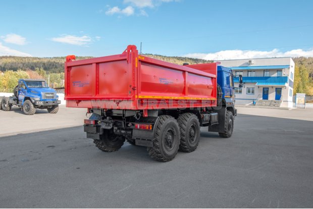 Самосвал АС 10-11 трехстор. УСТ 5453 Урал 5557-80Е5, сп.м