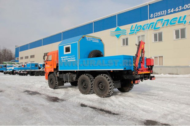 ТБМ УСТ-5453 с КМУ ИМ-20 на шасси Камаз 43118-46