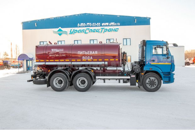 Автоцистерна АЦПТ-10НО УСТ 5453 Камаз 65115-48 (А5) насос, обогрев