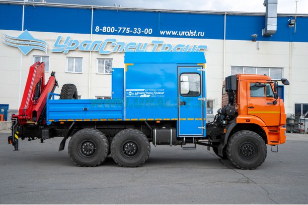 Автофургон АРОК с КМУ ИМ-150 УСТ Камаз 43118