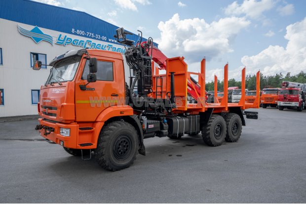  Сортиментовоз с манипулятором VM10L74 УСТ 5453 Камаз 43118-50, без сп. м