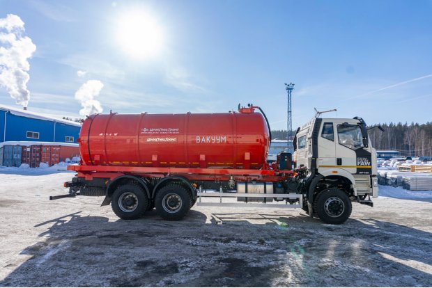 Вакуумная машина МВ-19 КО нерж. 5мм, УСТ 5453 FAW 3250 6Х6, КБ 4800
