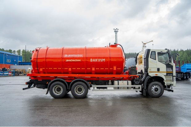 Вакуумная машина МВ-19 КО нерж. 5мм, УСТ 5453 FAW 3250 6Х4, КБ 4800