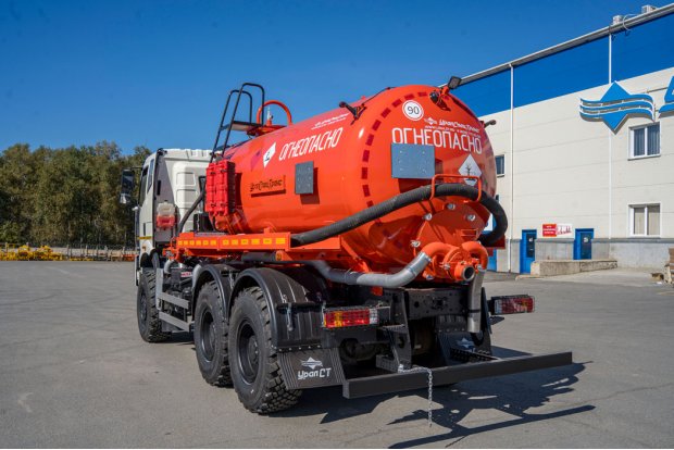 Автоцистерна нефтепромысловая АКН-10 КО 505 УСТ 5453 FAW 3250 6Х6, КБ 3675 ДОПОГ