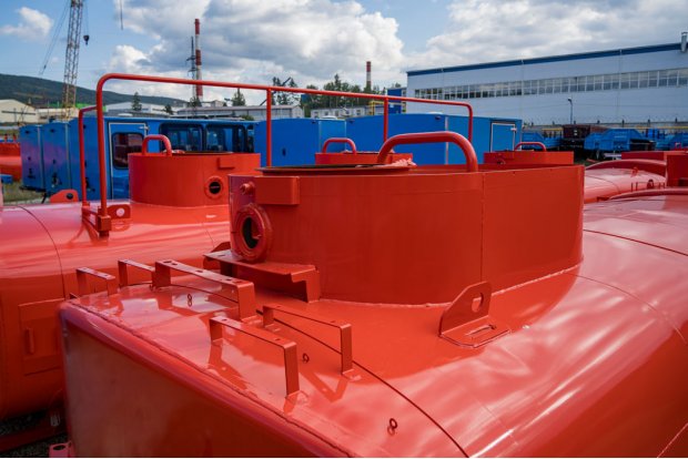 Цистерна с надрамником АТЗ 12Б Камаз, Урал, FAW, SHACMAN